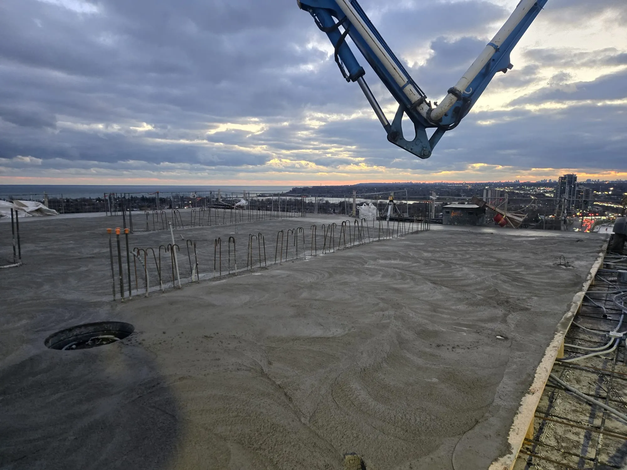 Mahan Form concrete work — Slab pour