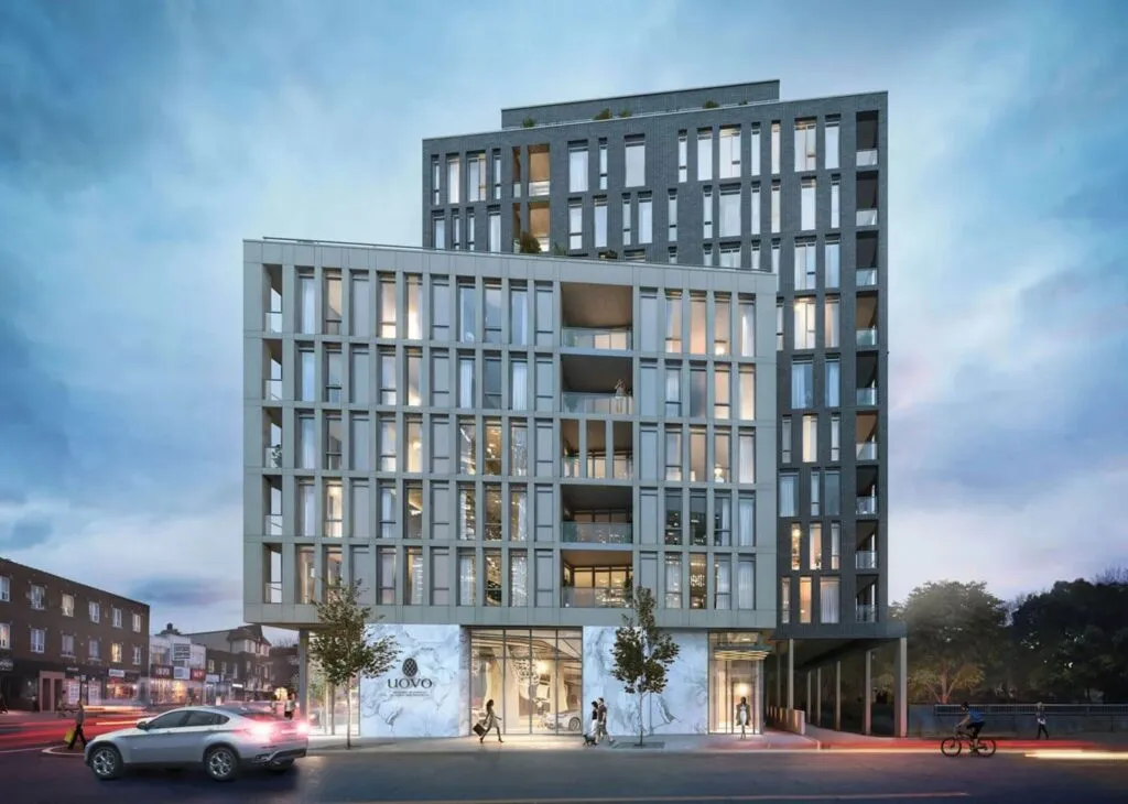 Concrete formwork — UOVO, Toronto, ON